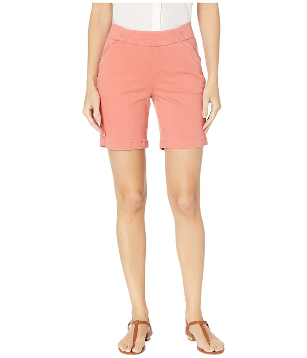 Jag-Jeans 8x22 Gracie Pull-On Shorts in Twill London Fog - 12 (31x22 Waist)