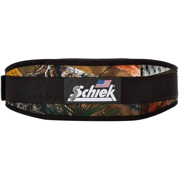 Schiek 2004 4 3/4x22 Nylon Weightlifting Belt - Camo (Small)