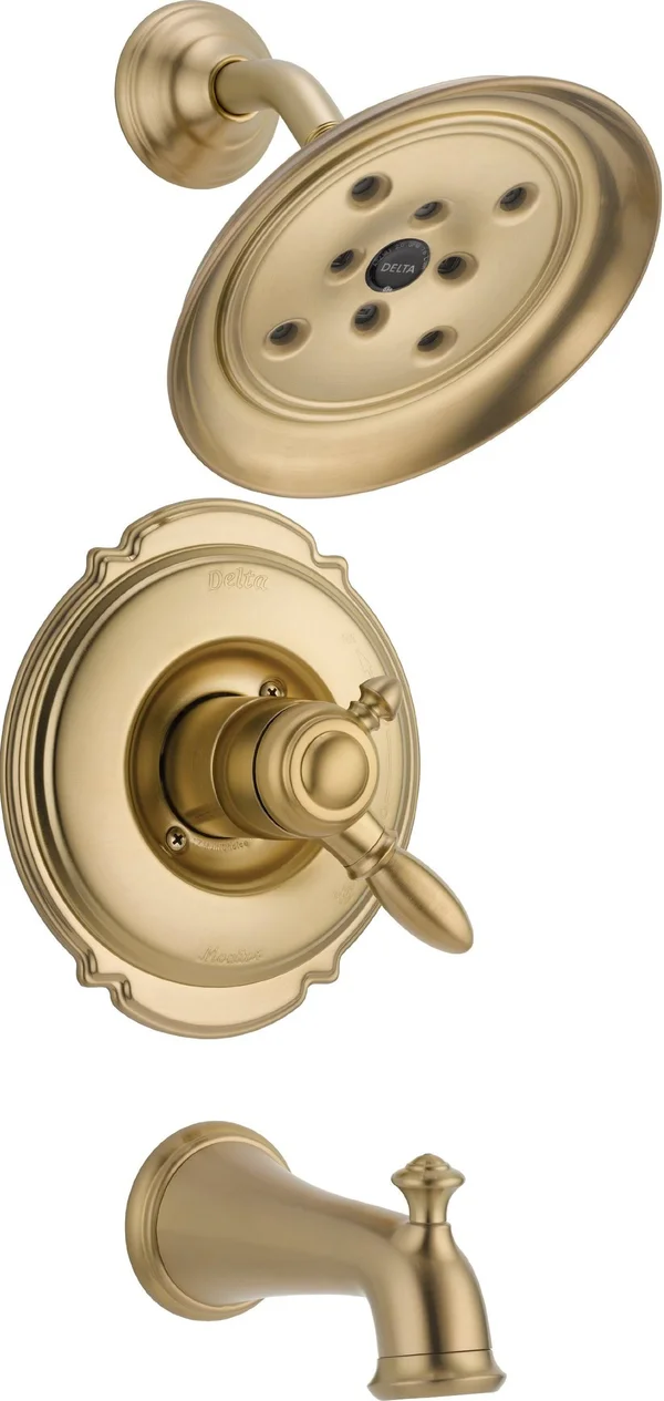 Delta T17455-CZH2O Victorian Monitor 17 Series Tub and Shower Trim Champagne Bronze