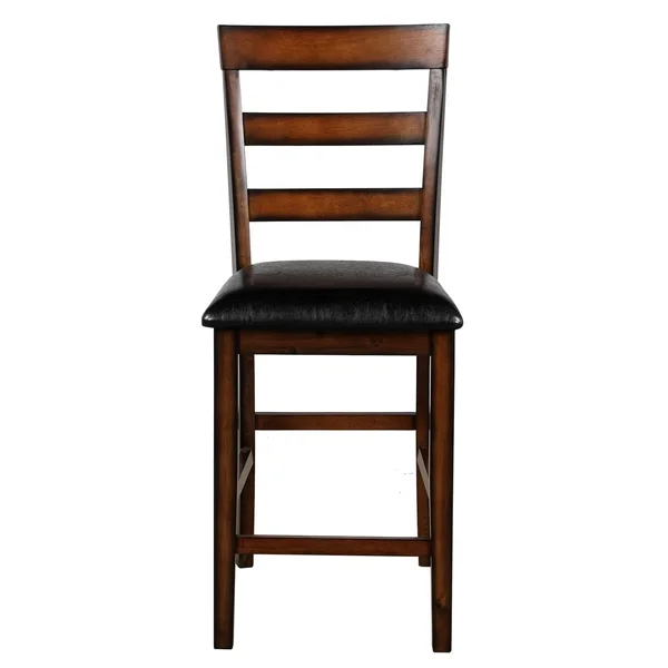Brown 5-Piece Wooden Dining Room Set