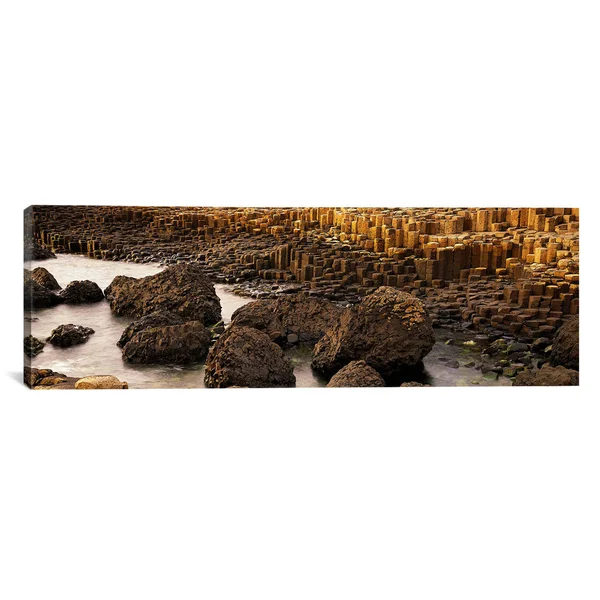 East Urban Home &Giant&s Causeway, Antrim Coast, Northern Ireland& Photographic Print on Canvas Size: 16x22 H x 48x22 W x 1.5x22