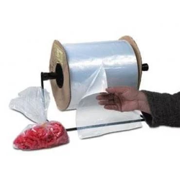 The Packaging Wholesalers 6 x 8x22 2 Mil Medium Gauge Poly Bags on A Roll - 1500/Roll, Grey (AB215)