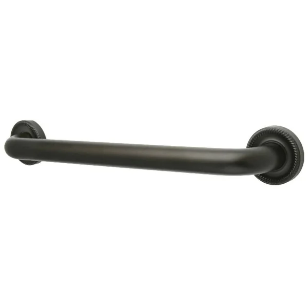 Kingston Brass Camelon 16 in. x 1-1/4 in. Grab Bar in Oil Rubbed Bronze