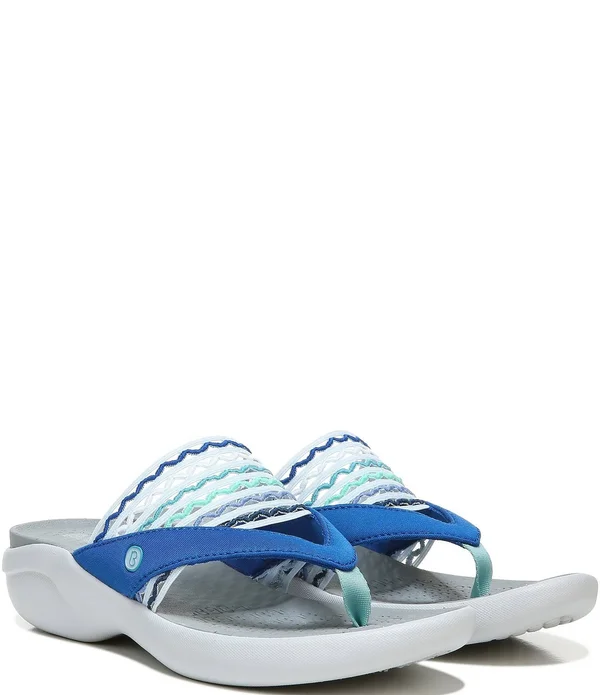 Bzees Women's Cabana Thong Sandals - Taupe - 6M