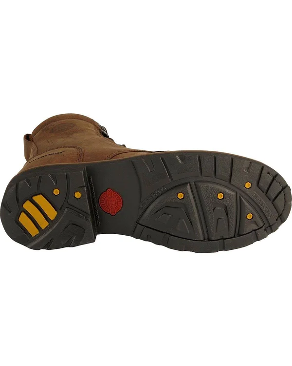 Justin Boots Men's Wyoming Steel-Toe Work Boots - Brown