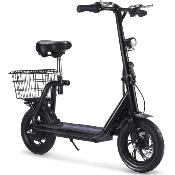 MotoTec Metro 350W 36V Lithium Electric Scooter - Black