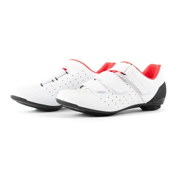 Van Rysel Men's 500 - Sportive Road Cycling Shoes in Snowy White, Size 7.5
