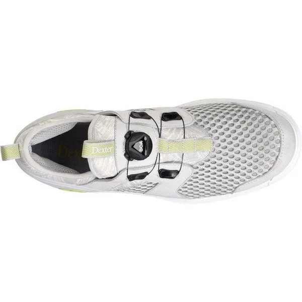 Dexter Men's DexLite Pro Boa Right Hand Bowling Shoes, Grey/Lime