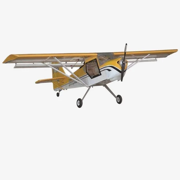 VMAR Kitfox EP ARF Kit - Yellow (62x22 Wingspan)