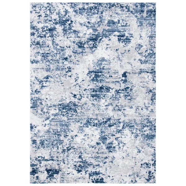 Safavieh Amelia Modern Abstract Rug (9& x 9& Square - Grey/Blue)