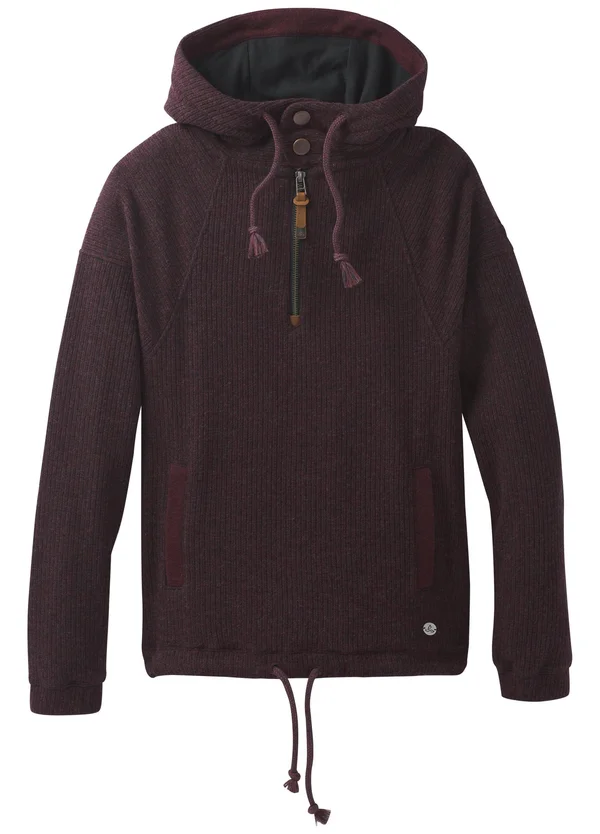 Prana Hartlie Pullover - Women's Small Mulled Wine Heather