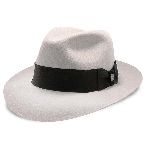 Stetson Temple Fur Felt Fedora Hat - Size: 7, Black