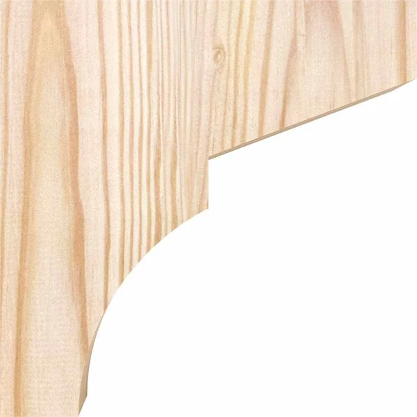 5 1/2x22W x 10x22D x 18x22H Monterey Smooth Corbel - Douglas Fir