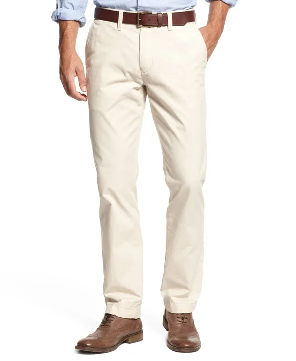Tommy Hilfiger Men's Stretch Chino Pants in Custom Fit