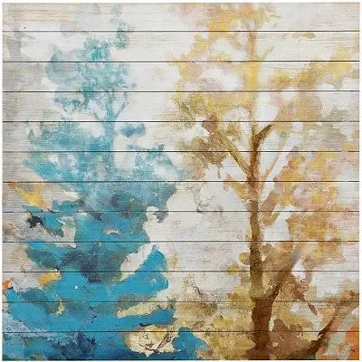Spruced Up Landscape Wooden Wall Plaque : Wood