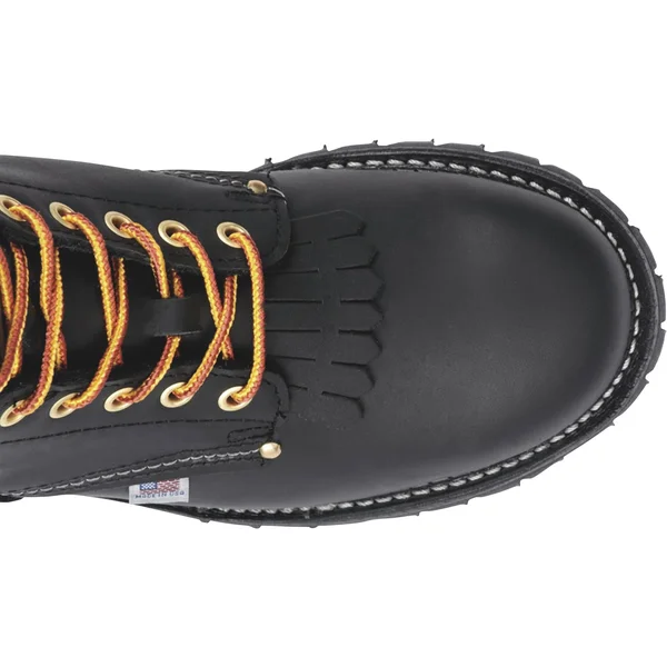 Carolina Men's 9x22 Domestic Logger Boot - 922 10.5 - EE, Black