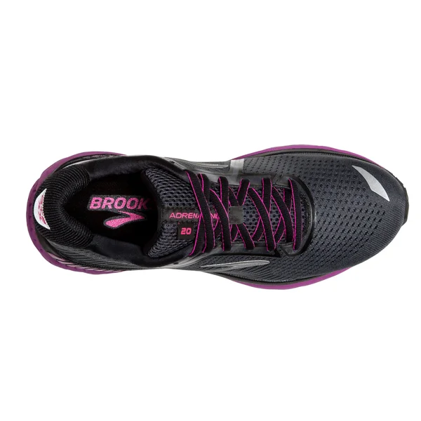 Brooks Women's Adrenaline GTS 20 - Grey/Pale Peach, 5 Wide