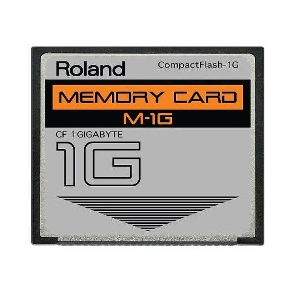 1GB Roland M-1G CompactFlash CF Memory Card for MC-808, SP-404, Sp-555, V-Synth, Fantom and More
