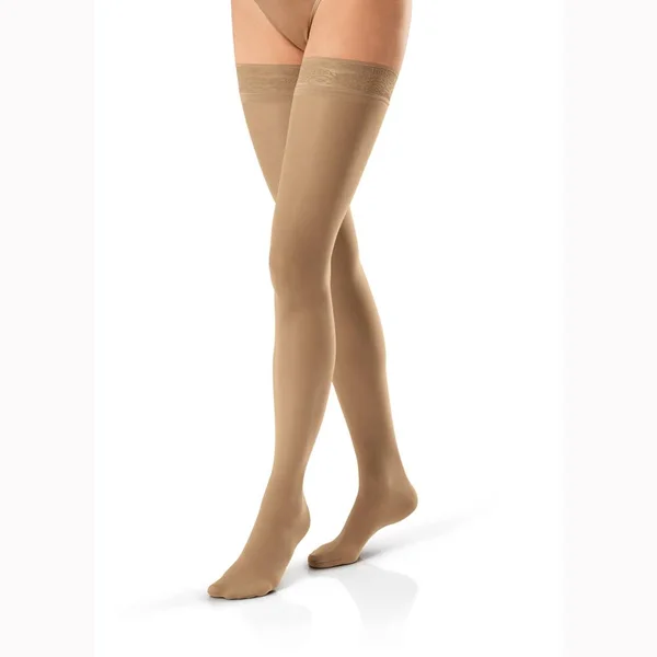 Jobst - Ultrasheer Diamond Pattern, 15-20 mmHg, Thigh High Closed