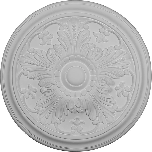 16 7/8x22OD x 5/8x22P Vienna Ceiling Medallion (Fits Canopies Up to 3 1/4x22) - Hand-Painted Gold