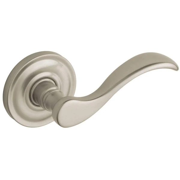 Baldwin 5455v056fd Full Dummy Preconfigured 5455V Lever with 5048 Rose - Lifetime Satin Nickel