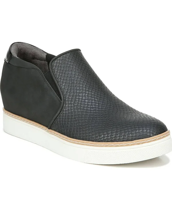 Women's Dr. Scholl&s If Only Sneaker Bootie - Black Snake Print - Size 9.5