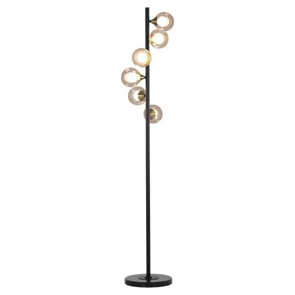 Ikon Black Misty Floor Lamp