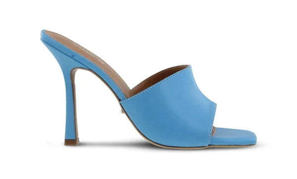 Flora Blue Kid Heels, Heels, Tony Bianco USA Blue Kid, 9.5