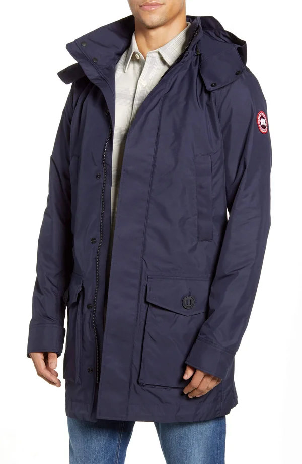 Canada Goose Crew Trench (Men, Admiral Navy, S)