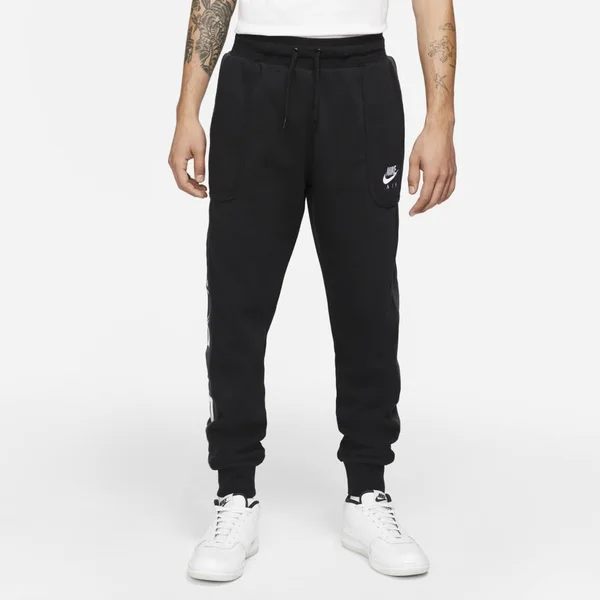 Nike Men's NSW Air Fleece Joggers in Black - Size S, DC4317-011
