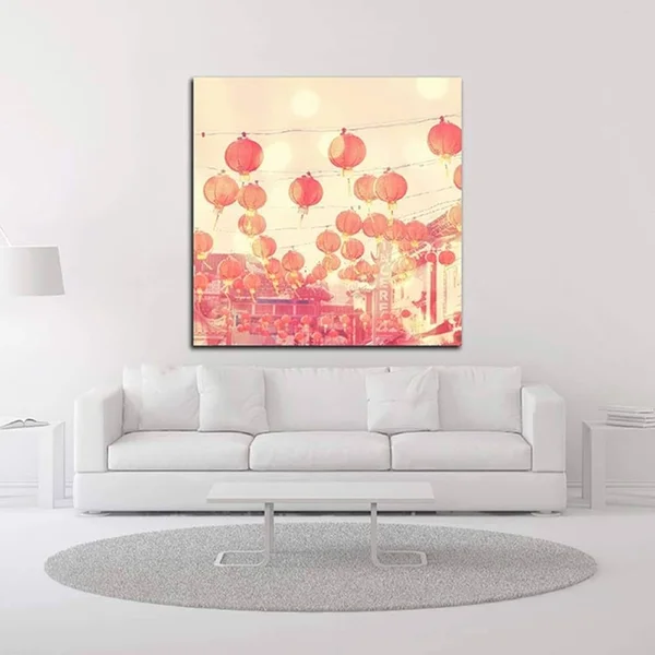 24x22 x 24x22 Chinatown by Myan Soffia Print on Canvas