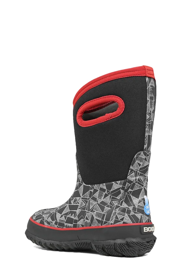 Bogs Classic Maze - Black Multi - M, 3