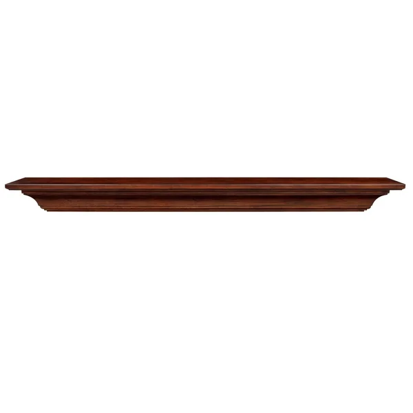 Pearl Mantels 418-72-90 Homestead Mantel Shelf, 72-Inch, Antique Birch