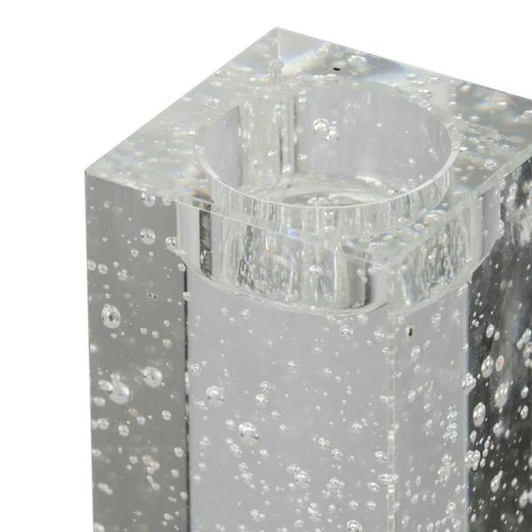 7.75x22 Clear Modern Chic Style Candle Holder