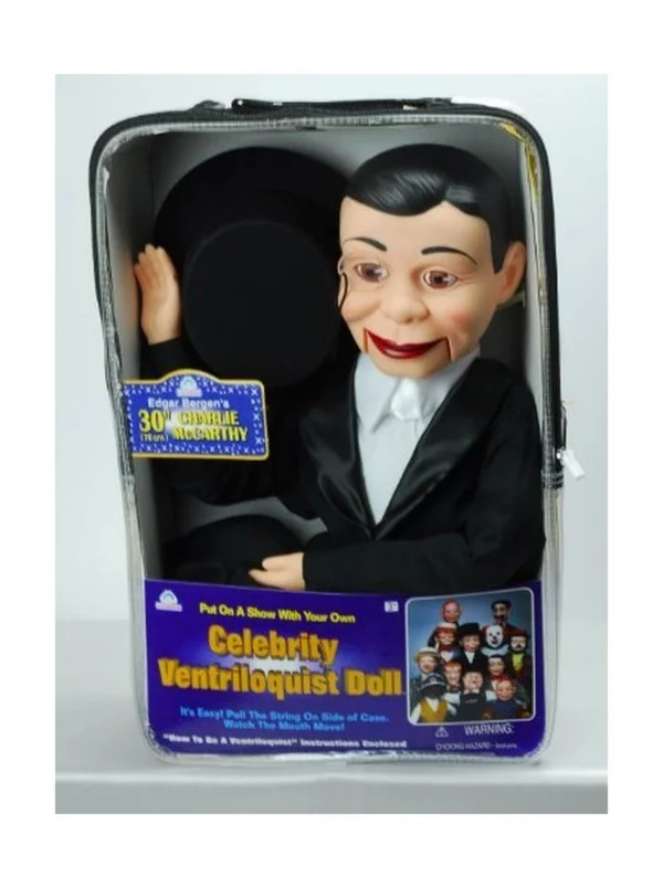 Charlie Mccarthy Dummy Ventriloquist Doll Most Famous Celebrity Radio