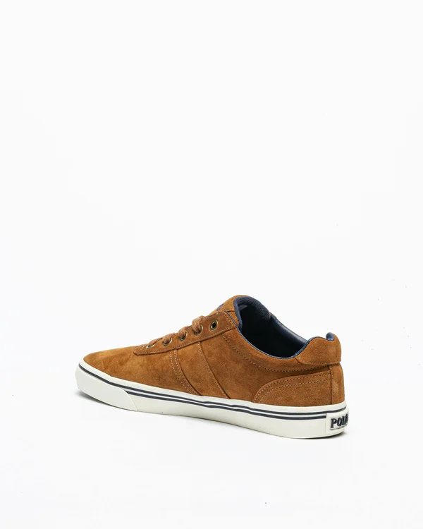 Ralph Lauren Hanford Suede Trainers Brown