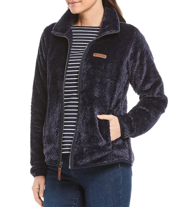 Columbia Women's Fire Side II Sherpa Full Zip (XL Dark Nocturnal)