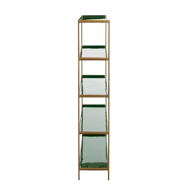 Safavieh Justine 5 Tier Etagere - Green/Brass
