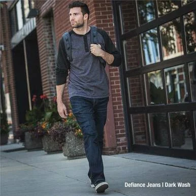 Vertx Defiance Jeans, Men's Black Heart Wash