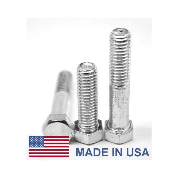 Asmc Industrial 1in 8 x 4 in PT Coarse Threaded Grade 8 Hex Cap Screw 44 USA Alloy Steel Black Oxide 10 Piece