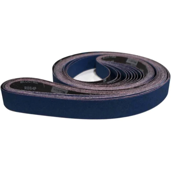 Norton 78072750013 2x132 in. BlueFire Coated Cloth Belts 50 Grit 10 PA