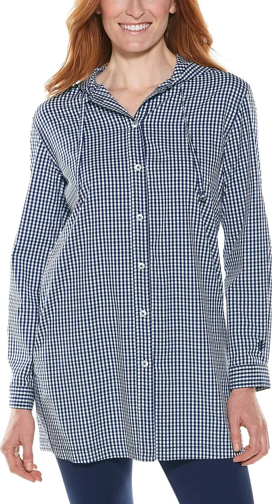 Coolibar UPF 50+ Women's Iztapa Beach Shirt - Sun Protective
