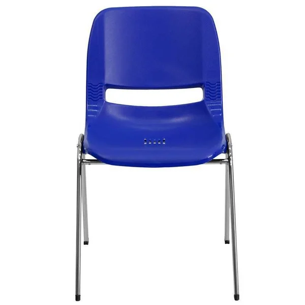 Plastic Stack Chair Navy Blue - Riverstone Furniture Collection
