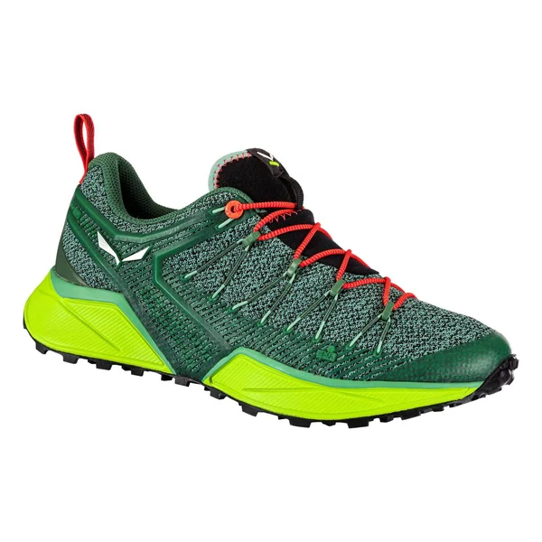 Salewa Women's Dropline Shoes 6 Feld Green - Fluo Coral