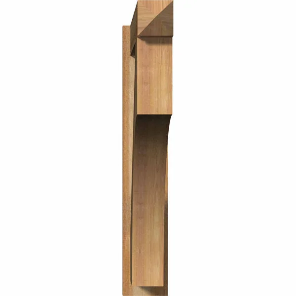 Ekena Millwork OUT06X36X36WTL03RWR 6x22W x 36x22D x 36x22H Westlake Rough Sawn Arts and Crafts Outlooker - Western Red Cedar