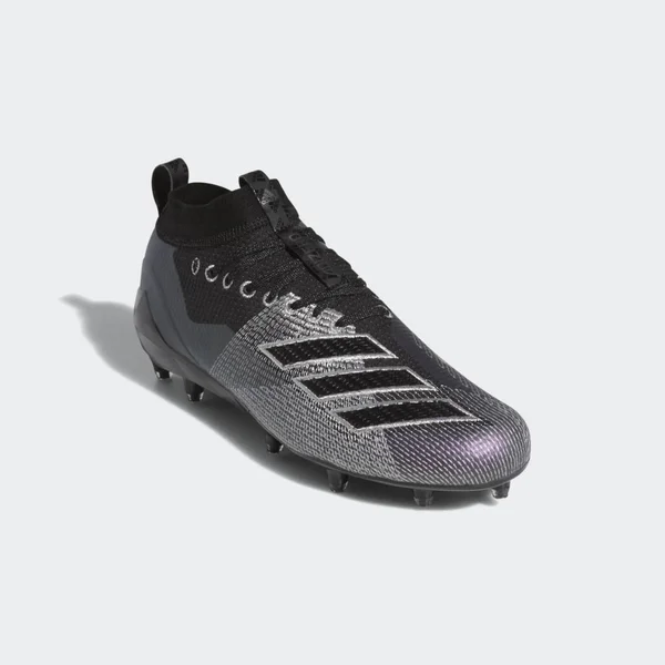 Adidas Adizero 8.0 Core Black/Grey Men's Football Cleat 13.5