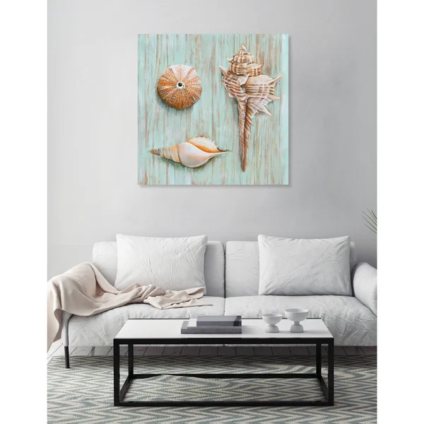 Oliver Gal Sai Maritimas Treasures II Canvas Art