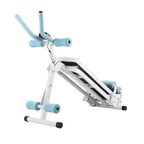 Zenova Abdominal Crunch Coaster Fitness Height Adjustable - Red/Black