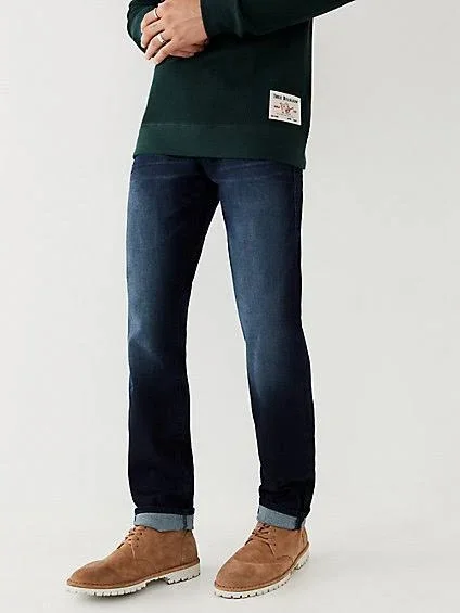Men's Rocco Big T Jean, Midnight Blue, Size 46, True Religion