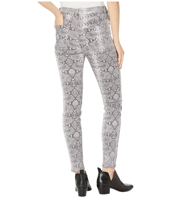 Hudson Barbara High-Rise Skinny Jeans - Metallic Python, Women's, 28